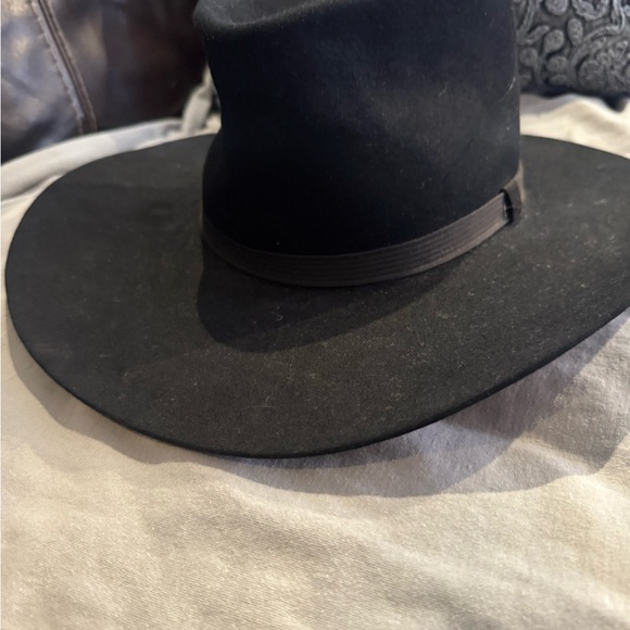 Vintage Resistol Self-Confirming XXX Beaver Black Wide-Brim Hat Long Oval - Picture 2 of 9